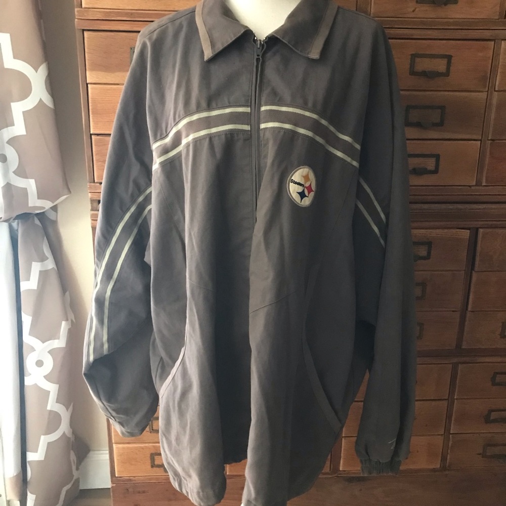 90's Pittsburgh Steelers NFL Pro Player Vintage Men's Jacket Size Windbreaker XL